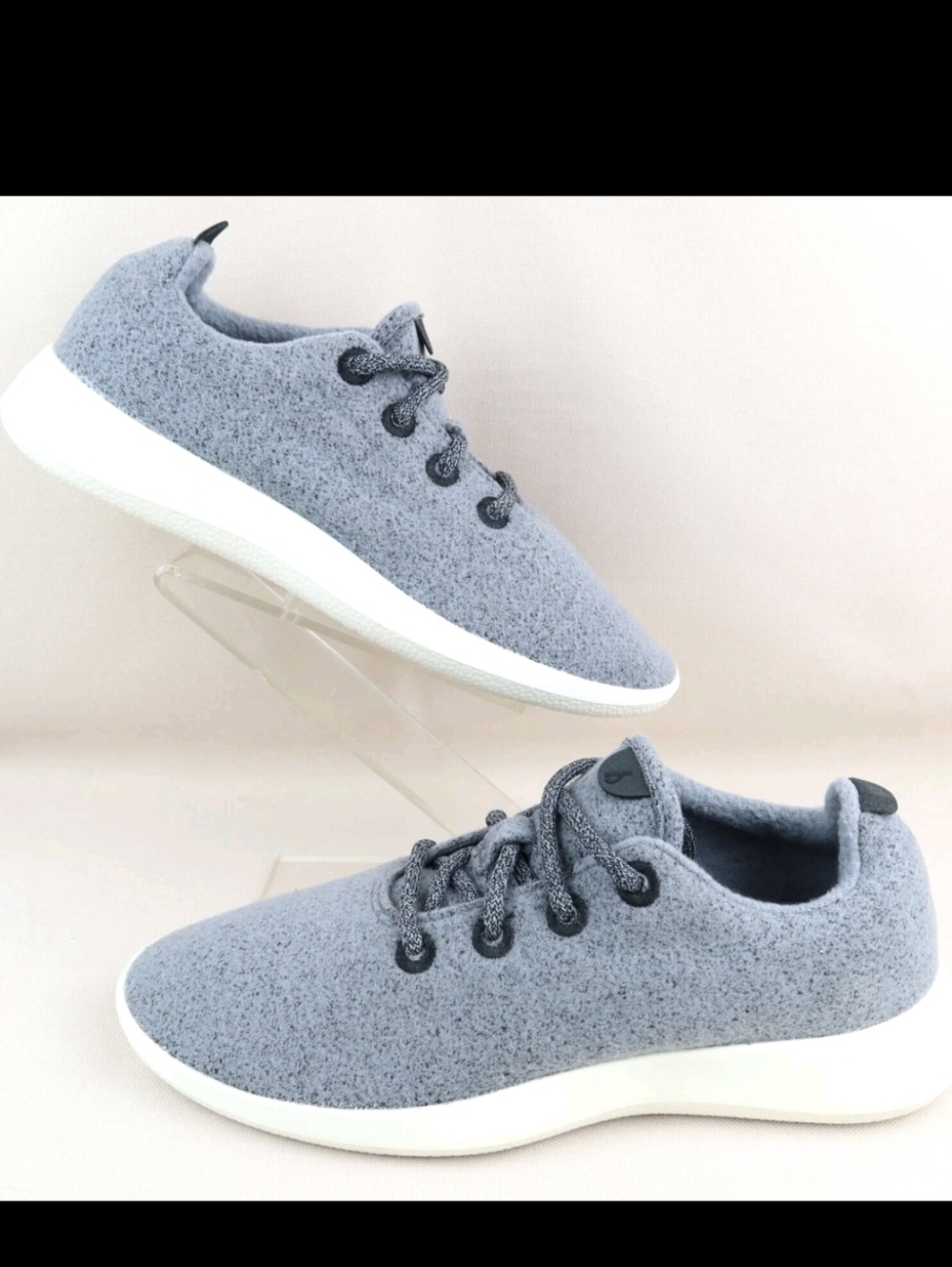Allbirds Womens Wool Runner Mist Grey Cream Sole Sneakers Size 8 $98
